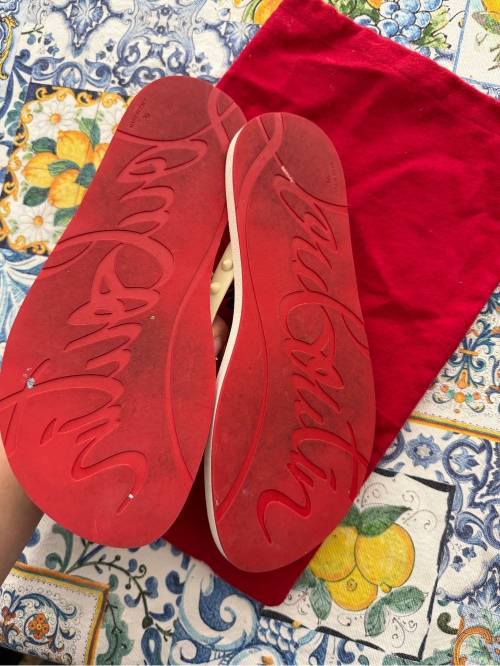 LouBoutin Flip Flops - Picture 3 of 4